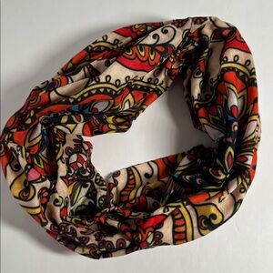 Wide Multicolored Boho Headband - #2115